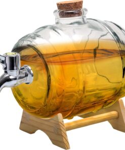 Vin Bouquet FIA 468 Dispensador de licor (cristal), barril dispensador de licores 1 Litro de capacidad