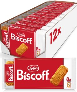 Lotus Biscoff Galletas | Envueltas en Packs de 2 | 12x (8x2) | 1,48kg