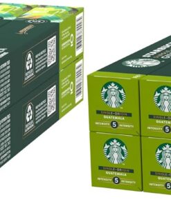 STARBUCKS Single-Origin Guatemala de Nespresso, Cápsulas de Café de Tueste Suave 6 x 10 (60 Cápsulas) (Paquete de 2)