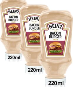 Heinz Salsa Bacon Burger 220ml (Paquete de 3)