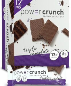 Power Crunch Triple Chocolate, 1.4-Ounce Bar , 12 count