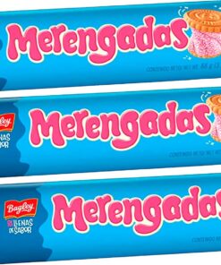 BAGLEY - Galletas Merengadas de Fresa 88g (Paquete de 3)
