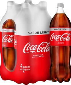 COCA COLA light pack 4 botellas 2 lt