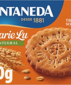Fontaneda Galletas MarieLu Integral, 65% de Cereales, 520g | Galletas MarieLu Integral elaboradas con cereales y ricas en fibra, ideales para desayunos, meriendas y recetas caseras