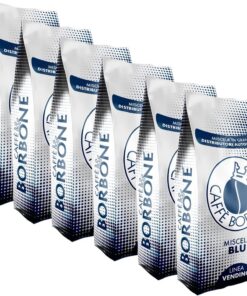 Granos de Café Mezcla AZUL Caffè Borbone 1 kg x 6