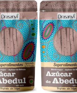 DRASANVI Azúcar de Abedul Puro| Xilitol Bajo en Calorías | para Proteger el Esmalte de los Dientes y las Encías | Edulcorante 100% Natural Bajo Índice Glucémico | Superalimento cero Calorías | 300 g