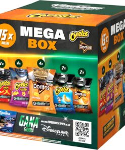 Mega Box Cheetos y Doritos Surtido Snacks Halloween Marvel 15 Bolsas