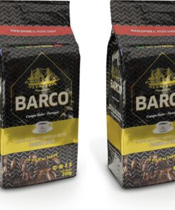 Barco Familiar - Café Molido - Sabor Pronunciado y Aromático - Mezcla Café Natural y Torrefacto 250 g (Paquete de 2)