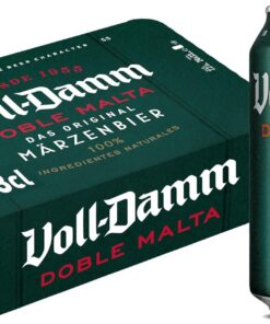 Voll-Damm | Cerveza Doble Malta | Toque Cítrico y Afrutado | Espuma Consistente | Paquete 24 x 330 ml | Total 7920 ml.