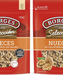 Borges Nuez De California En Grano, 130 Gramo (Paquete de 2)