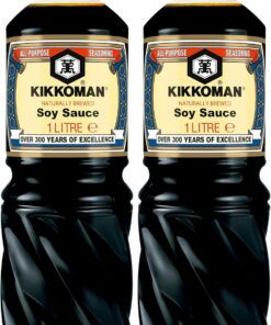 Kikkoman - Salsa de Soja Oscura, 1000 ml (Paquete de 2)