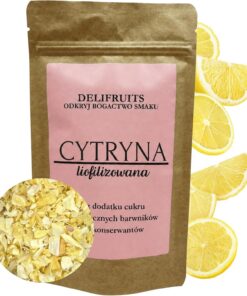 LIMÓN LIOFILIZADO 100G DELIFRUITS GRYS SIN PIEL FRUTA DE ALTA CALIDAD, FRUTA LIOFILIZADA Y SECADA SIN CONSERVADOS Y SIN AZÚCAR