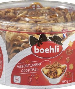 Galletas aperitivo surtido Cóctel BOEHLI caja de 750 g