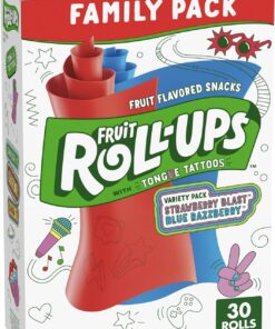 Fruit Roll-Ups Snacks con sabor a frutas, paquete variado, 30 ct, 425,2 g