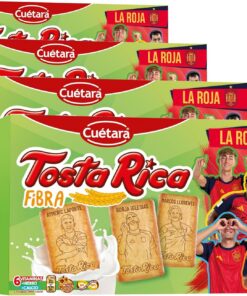 Tosta Rica Fibra 760g (Paquete de 4)