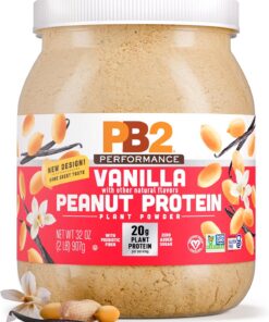 PB2 Performance Peanut Protein Powder with Madagascar Vanilla 907 g