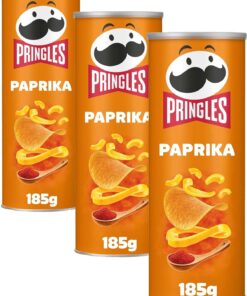 Pringles Paprika 185g (Paquete de 3)