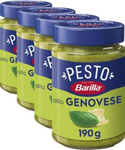 Barilla Salsa de Pesto Genovese, 190g (Paquete de 4)