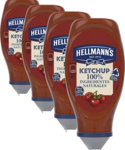 Hellmann's Salsa Kétchup Bocabajo 100% Ingredientes Naturales 430ml, 430 mililitro, 1 (Paquete de 4)