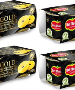 Del Monte Gold - Rodajas de Piña en su Jugo Extra Dulce 2 x 227 gr (Paquete de 4)