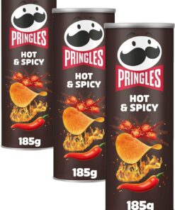 Pringles Hot & Spicy 185g (packaging puede variar) (Paquete de 3)