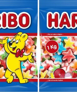 HARIBO ESTRELLAS TRICAPA 1Kg (Paquete de 2)
