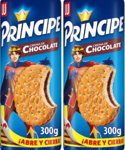 Príncipe Original Galletas Sandwich Rellenas de Crema de Chocolate 300g (Paquete de 2)