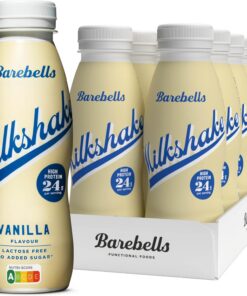 Barebells Batido de proteínas cremoso, batido de vainilla, 8 x 330 ml