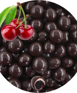 EinsSein 0,4kg Cerezas con chocolate | Cerezas ácidas confitadas con chocolate negro | Altervativo para cerezas ácidas liofilizadas con chocolate negro y mega deliciosas | Cerezas de chocolate Frutas