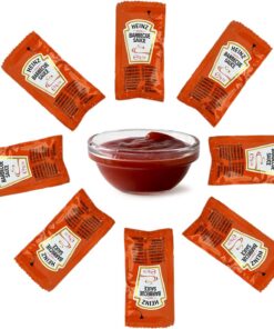 Heinz Salsa barbacoa Sachet – Paquete de 250 unidades de 9 g cada una