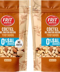 Frit Ravich Cóctel de Frutos Secos Tostados sin Sal, 110g (Paquete de 2)
