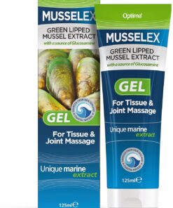 Gel MusselEx, Natural, Libre de Crueldad, Extracto de Mejillón de Labio Verde, Masaje para Tejidos y Articulaciones, 125 ml