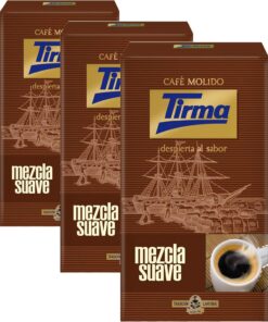 Tirma Café Mezcla Suave al Vacío Molido, 250 Gramos (Paquete de 3)