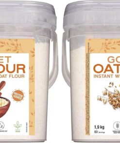 Weider Oat Gourmet. Harina de Avena Integral. Fuente de proteína con bajo contenido en azúcares. Sabor Neutro (1,9 kg) (Paquete de 2)
