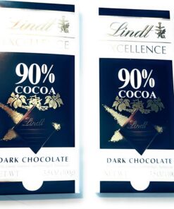 Lindt La Excelencia Suprema Chocolate Negro - 90% De Cacao (100g) (Paquete de 2)