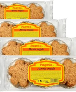 DIAT Radisson PAGESA - Morenitas integrales | Galletas Integrales Fuente de Fibra | Vegan |Morenitas integrales con Azúcar Moreno | Galletas sin Huevo y sin Lactosa | Fuente de Fibra (Paquete de 4)