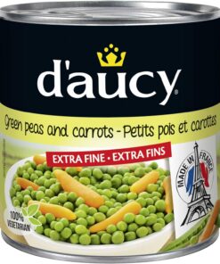 Guisantes y zanahorias D'Aucy extra finas 800 g