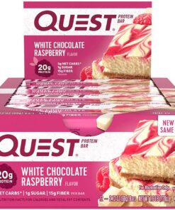 Quest Nutrition Quest Bar Protein - 12 x 60 gr White Chocolate Raspberry