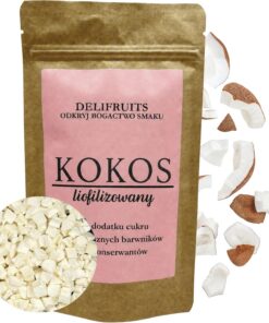 COCO LIOFILIZADO 500G DELIFRUITS FRUTOS LIOFILIZADOS Y SECADOS NATURALES