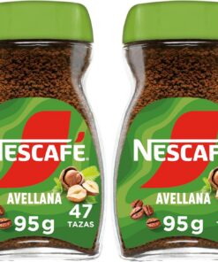 NESCAFE CLASSIC café soluble sabor Avellana 95g (Paquete de 2)
