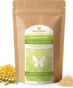 1 kg de proteína de guisante procedente de guisantes amarillos de sabor neutro, naturalmente vegano, sin soja (1000 g)