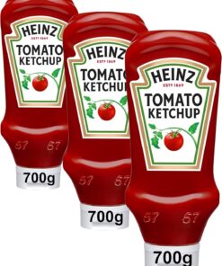 Heinz Salsa Ketchup Bocabajo 700g (Paquete de 3)