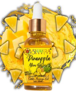 Aceite de Masaje Corporal Yoni Oil Piña. Equilibra los niveles de PH naturales, refresca el olor y la higiene. Botella discreta de tamaño de viaje *Vegana orgánica*