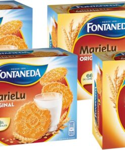 Fontaneda MarieLu Original Galletas con un 66% de Cereales 550g (Paquete de 4)