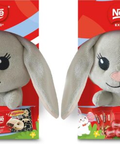 Nestlé Extrafino Pack Pascua con Peluche Conejito- Lote de Chocolates Variados 141,6 g (Paquete de 2)