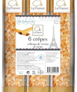 OH LA FRANCE crepes rellenos de cacao envase 192 gr