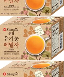 SEMPIO Té De Alforfón Tostado 20 bolsitas x 1.5 g (30g) (Paquete de 3)
