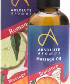 Absolute Aromes Romance Aceite de Baño y Masajes 100ml. - Aceites esenciales puros de jazmín, menta y cedro en una base de jojoba, almendra dulce y onagra - Aceite Corporal Afrodisiaco