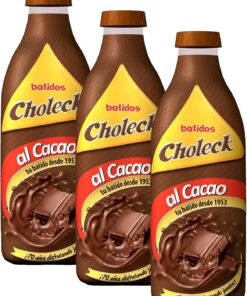 Batido Choleck de chocolate botella 1L (Paquete de 3)