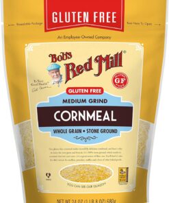 Bob's Red Mill Harina de maíz sin gluten, 24 onzas (paquete de 1), sin gluten, vegana, grano entero, kosher